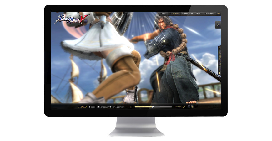 SOULCALIBUR Hub Website